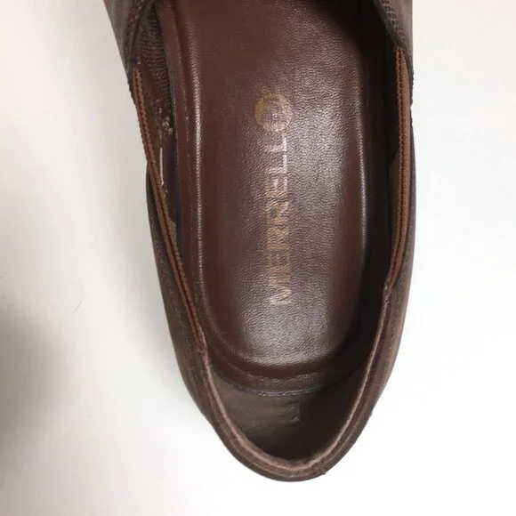 Merrell Emma Slip On Clogs Womens Size 9.5 Brunette Brown Leather J45650 - Picture 9 of 9